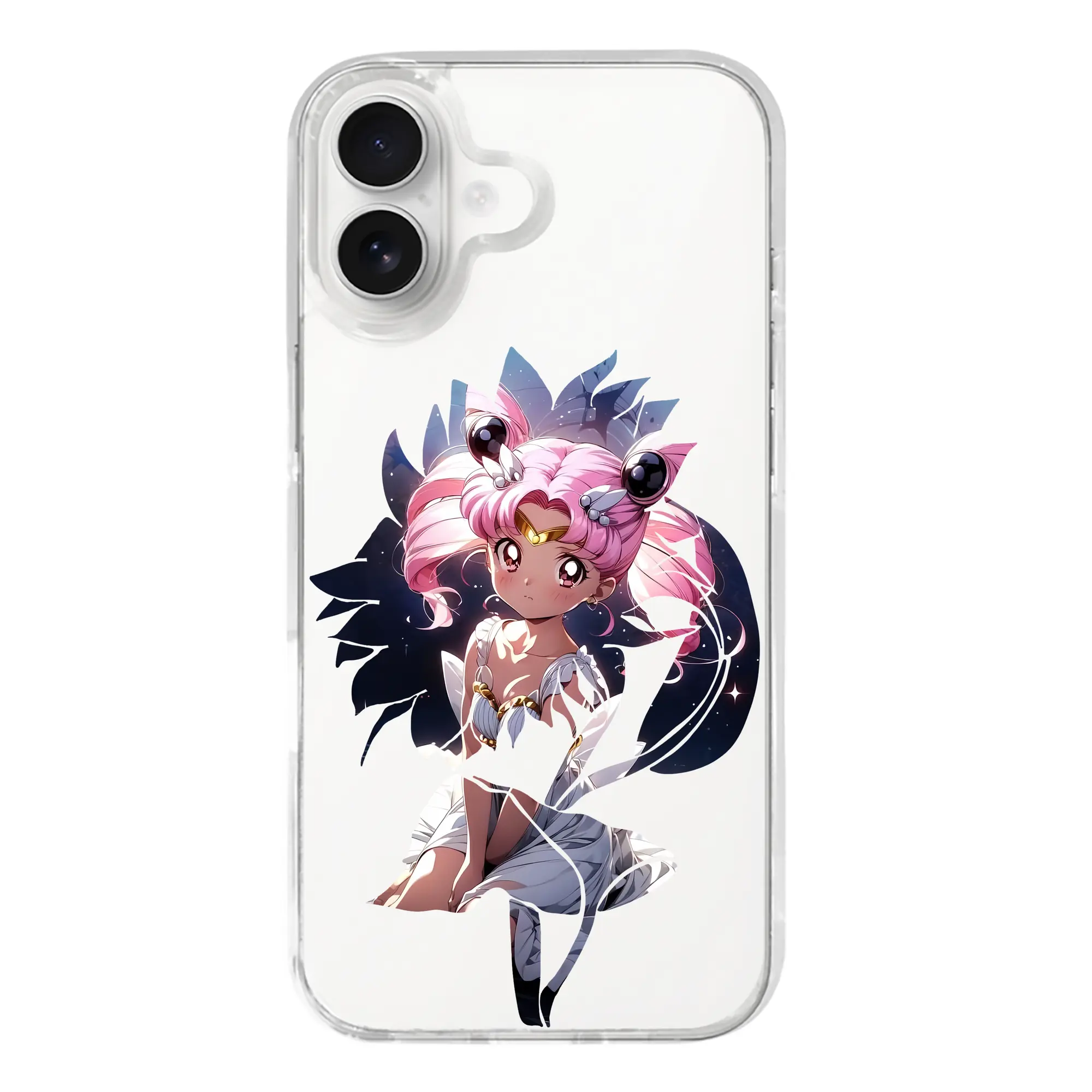 美少女戦士セーラームーン グッズ,ちびうさ - iPhone 17シリーズ 透明スマホケース – 薄型・耐衝撃・精密フィット保護カバー